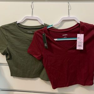 Women’s Short Sleeve Cropped T-Shirt — Wild Fable